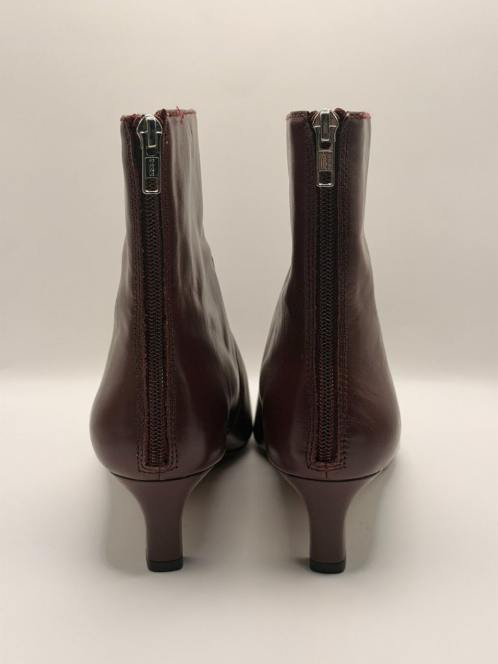 Madewell Womens The Dimes Turkish Coffee Leather Kitten-Heel Boot Sz 11 - Picture 6 of 8